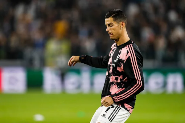 Turin Itálie Října2019 Uefa Champions League Juventus Lokomotiv Moscow Cristiano — Stock fotografie