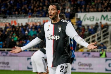 Bergamo, İtalya. 23 / 11 / 2019. Serie A, İtalyan futbol şampiyonası. Atalanta, Juventus 'a karşı 1-3, Mattia De Sciglio, İtalya, Juventus.