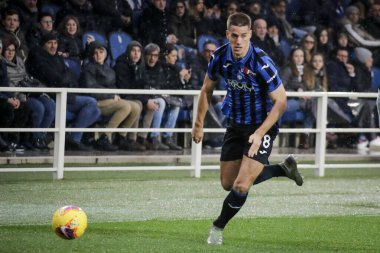 Bergamo, İtalya. 23 / 11 / 2019. Serie A, İtalyan futbol şampiyonası. Atalanta Juventus 'a karşı 1-3, Mario Pasaliç, Hırvatistan ve Atalanta.