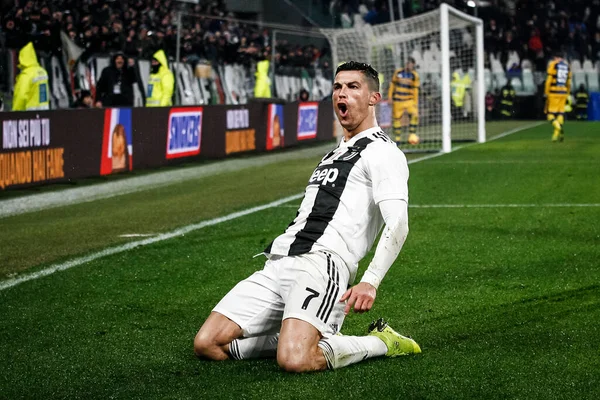 Cristiano Ronaldo, Portekiz, Juventus gol attı ve golü kutladı..