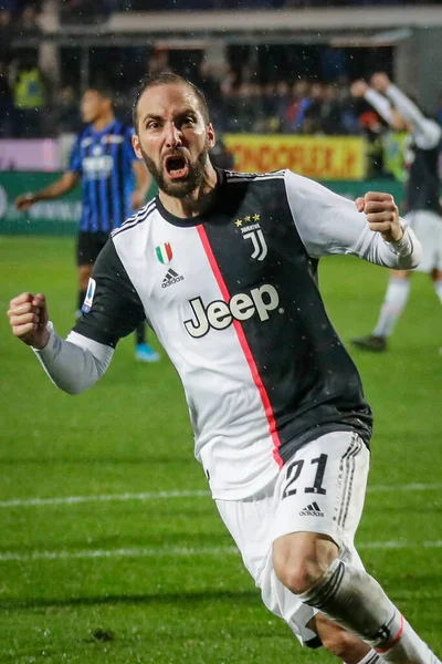 Bergamo Włochy 2019 Serie Mistrzostwa Włoch Piłce Nożnej Atalanta Juventus — Zdjęcie stockowe