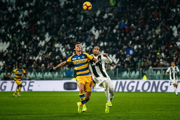 Turín Itly 2019 Campeonato Italiano Fútbol Serie Juventus Parma Roberto — Foto de Stock