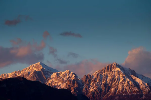 Italienische Berge Berge Grigne Voralpen Der Lombardei Bei Sonnenaufgang — Stockfoto