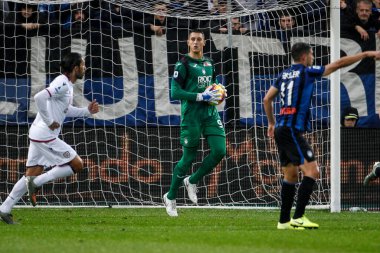 Bergamo, İtalya. 23 Kasım 2019. Campionato Italiano Serie A. Atalanta, Juventus 1-3 'e karşı. Pierluigi Gollini, kaleci Atalanta.