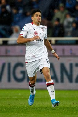 Bergamo, İtalya. 03 Kasım 2019. Campionato Italiano Serie A, Atalanta-Cagliari 0-2. Giovanni Simeone, Cagliari.