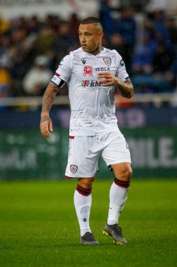 Bergamo, İtalya. 03 Kasım 2019. Campionato Italiano Serie A, Atalanta-Cagliari 0-2. Radja Nainggolan, Cagliari.