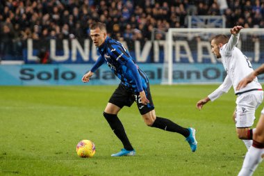 Milan, İtalya. 6 Kasım 2019. UEFA Şampiyonlar Ligi, Atalanta Manchester City 'ye karşı 1-1. Josip Iliciç, Atalanta.