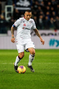 Bergamo, İtalya. 03 Kasım 2019. Campionato Italiano Serie A, Atalanta-Cagliari 0-2. Radja Nainggolan, Cagliari.