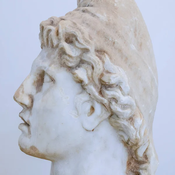 Ganimede Head Ancient Roman Sculpture Museo Archeologico Nazionale Sperlonga Lazio — Stock Photo, Image