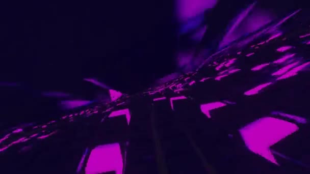 3d, illustration, défilement, passage de cube,