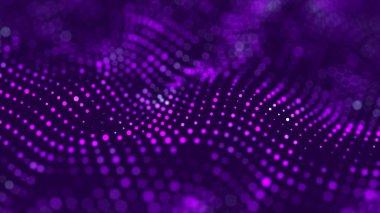 Soyut fütüristik geçmiş. Büyük veri görselleştirmesi. Dijital dinamik dalga. 3d oluşturma.