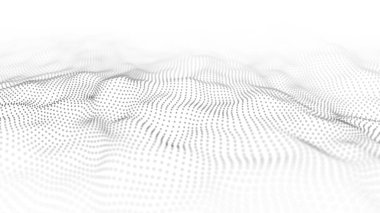 Soyut fütüristik geçmiş. Ağ bağlantısı yapısı. Dijital dinamik dalga. 3d oluşturma.