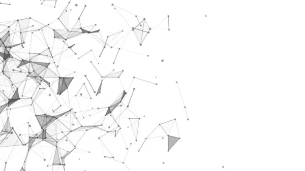 摘要技术背景 网络连接结构 — 图库矢量图片