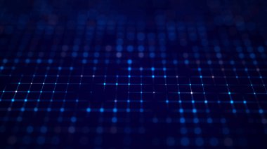 Soyut teknoloji şebekesi geçmişi. Ağ bağlantısı yapısı. 3d oluşturma.