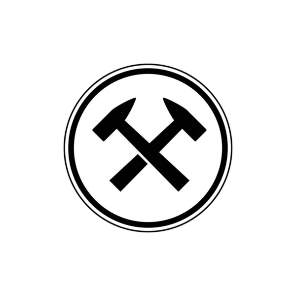Вектор Логотипа Кузнечного Кузнеца — стоковый вектор