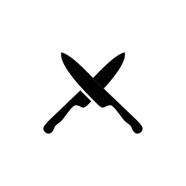 Narzędzia Krzyżowe Grill Logo Wektor Ikony — Wektor stockowy