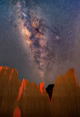 Samanyolu Kanyon Lalu kaya oluşumları Park, Sakaeo üzerinde, 