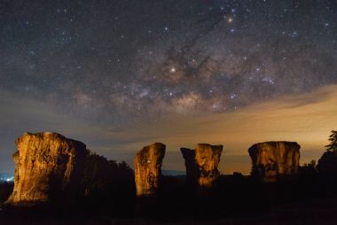 Samanyolu Kanyon Lalu kaya oluşumları Park, Sakaeo üzerinde, 