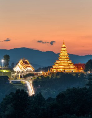 Tapınak wat hyua pla kang (Çin Tapınağı) Chiang Rai, Asya Thail
