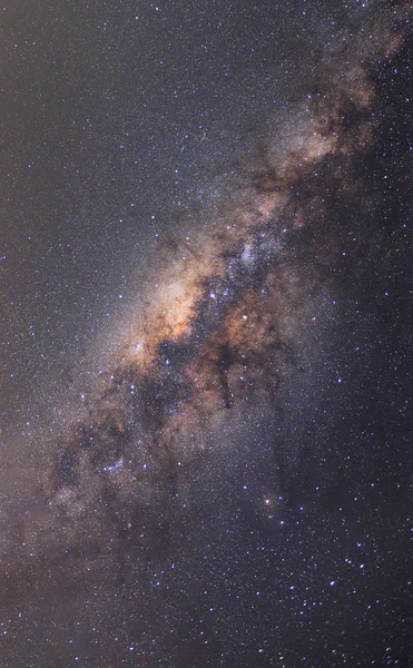 Eindeutig Milchstraße am Nachthimmel mit einer Million Sternen — Stockfoto
