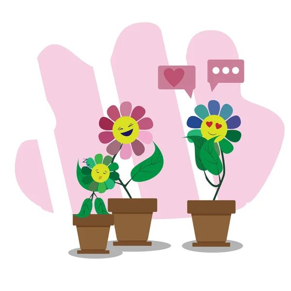 Duygulu çiçek ailesi