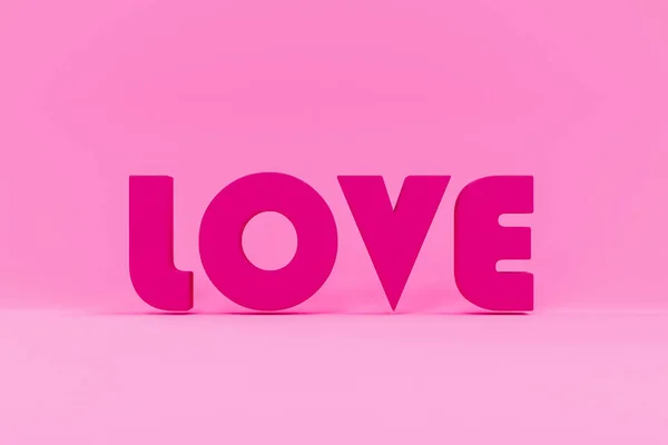 Cartas Abstractas Texto Amor Por Día San Valentín —  Fotos de Stock