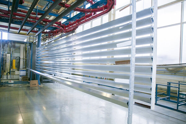 modern industrial factory for mechanical engineering - equipment and machines