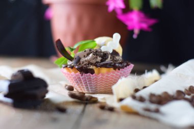 Çay için tatlı, yemek fotoğrafı.