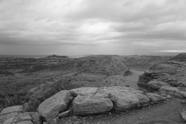 Desierto Blanco Negro — Foto de Stock