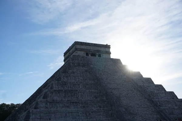 Piramide Chichen Itza Mexikó — Stock Fotó