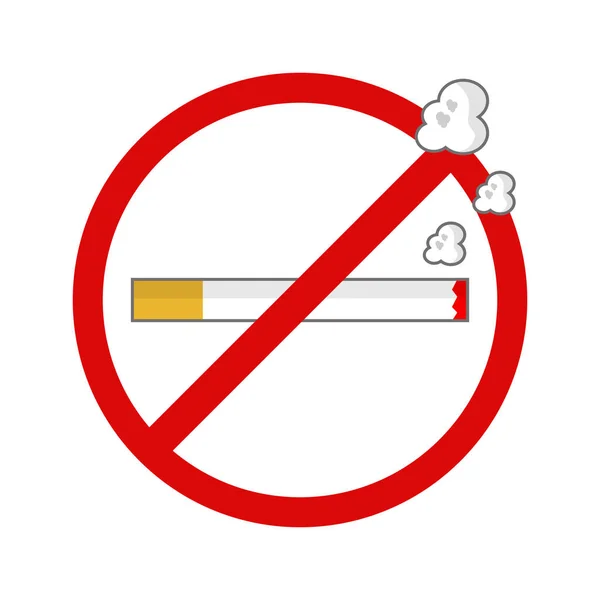 Vector Illustration Smoking Smoking Can Cause Various Diseases — Stock Vector