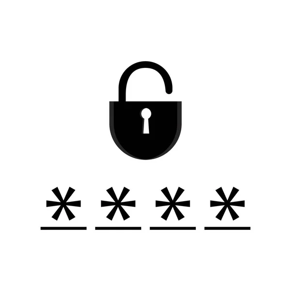 Вектор Безпеки Значок Веб Сайту Комп Ютер Програма Знаки Кнопок — стоковий вектор