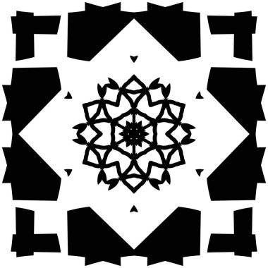 Geometrik şekilli dekoratif desen. Süs. Soyut doku tasarımları arka planlar, tekstil, duvar kağıtları, hediye paketi, şablonlar, şallar ve fayanslar için kullanılabilir. Vektör.