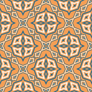 Kusursuz Geometrik Desen. Soyut doku tasarımları arka planlar, motifler, tekstil, duvar kağıtları, kumaşlar, hediye ambalajları, şablonlar için kullanılabilir. Vektör.