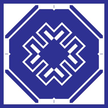 Geometrik şekilli dekoratif desen. Süs. Soyut doku tasarımları arka planlar, tekstil, duvar kağıtları, hediye paketi, şablonlar, şallar ve fayanslar için kullanılabilir. Vektör.