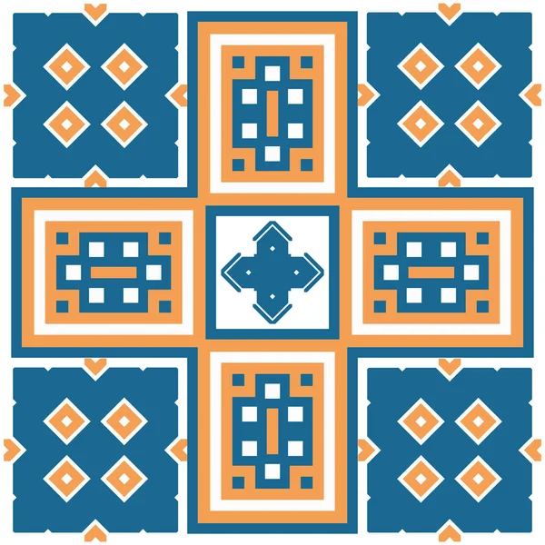 Αφηρημένο Διακοσμητικό Μοτίβο Γεωμετρικά Σχήματα Στολίδι Τετράγωνο Στοιχείο Σχεδιασμού Μπορεί — Διανυσματικό Αρχείο