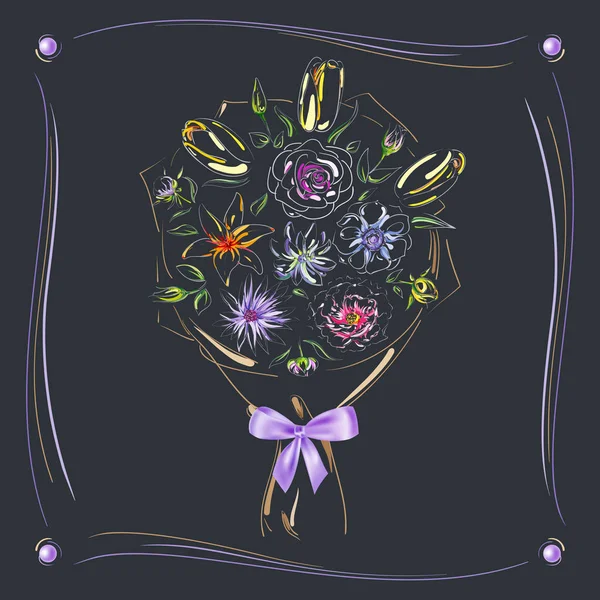 Güzel kokulu kartpostal