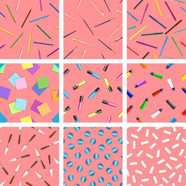  Kırtasiye ve okul donanımları. Sanat malzemeleri. 