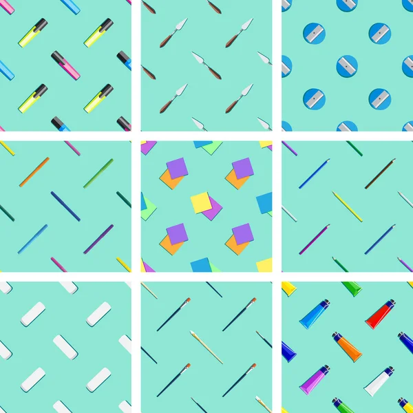 Öğeleri yaratıcısı, sanatçı, kıralık için yapılmış. Sanat malzemeleri. 