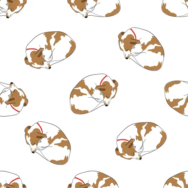 Joli chien tacheté — Image vectorielle