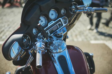 Tbilisi / Georgia September 29, 2019 - The Distinguished Gentlemans Ride unites classic and vintage style motorcycle riders to raise funds and awareness for prostate cancer research and mens mental health. 