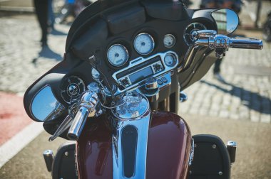 Tbilisi / Georgia September 29, 2019 - The Distinguished Gentlemans Ride unites classic and vintage style motorcycle riders to raise funds and awareness for prostate cancer research and mens mental health. 