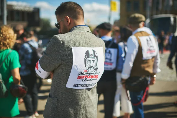 Tbilisi / Georgia September 29, 2019 - The Distinguished Gentlemans Ride unites classic and vintage style motorcycle riders to raise funds and awareness for prostate cancer research and mens mental health. 