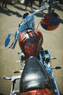 Tbilisi / Georgia September 29, 2019 - The Distinguished Gentlemans Ride unites classic and vintage style motorcycle riders to raise funds and awareness for prostate cancer research and mens mental health. 