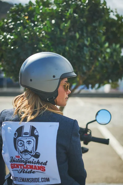Tbilisi / Georgia September 29, 2019 - The Distinguished Gentlemans Ride unites classic and vintage style motorcycle riders to raise funds and awareness for prostate cancer research and mens mental health. 