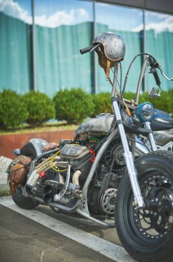 Tbilisi / Georgia September 29, 2019 - The Distinguished Gentlemans Ride unites classic and vintage style motorcycle riders to raise funds and awareness for prostate cancer research and mens mental health. 