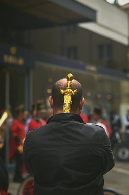 Tbilisi / Georgia September 29, 2019 - The Distinguished Gentlemans Ride unites classic and vintage style motorcycle riders to raise funds and awareness for prostate cancer research and mens mental health. 