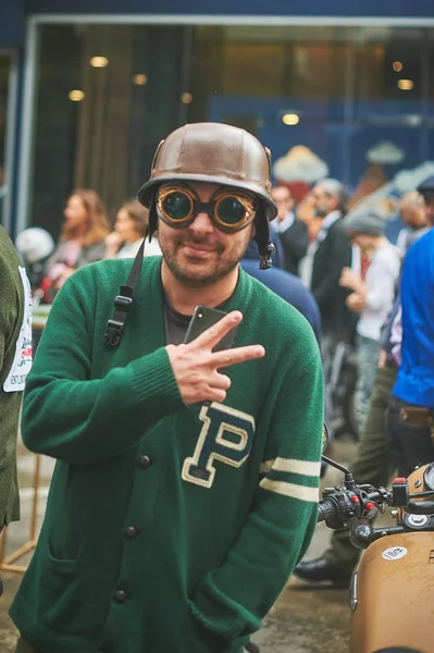 Tbilisi / Georgia September 29, 2019 - The Distinguished Gentlemans Ride unites classic and vintage style motorcycle riders to raise funds and awareness for prostate cancer research and mens mental health. 