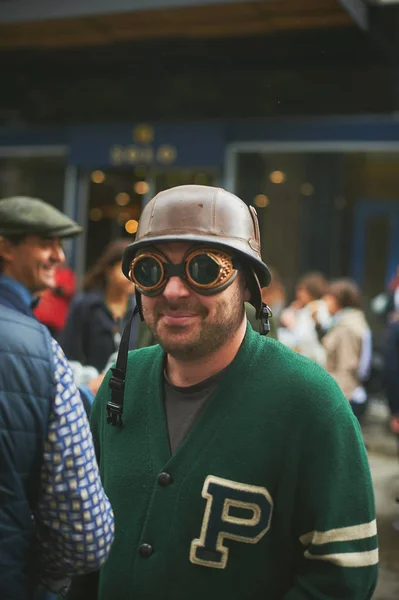 Tbilisi / Georgia September 29, 2019 - The Distinguished Gentlemans Ride unites classic and vintage style motorcycle riders to raise funds and awareness for prostate cancer research and mens mental health. 