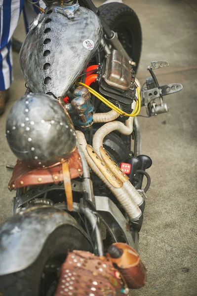 Tbilisi / Georgia September 29, 2019 - The Distinguished Gentlemans Ride unites classic and vintage style motorcycle riders to raise funds and awareness for prostate cancer research and mens mental health. 